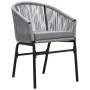 Juego de comedor de jardín 7 piezas ratán sintético gris by , Garden sets - Ref: Foro24-3099236, Price: 643,67 €, Discount: %