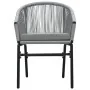 Juego de comedor para jardín 5 piezas ratán sintético gris von , Gartensets - Ref: Foro24-3099234, Preis: 395,45 €, Rabatt: %