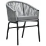 Juego de comedor de jardín 7 piezas ratán sintético gris by , Garden sets - Ref: Foro24-3099255, Price: 716,84 €, Discount: %