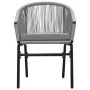 Juego de comedor de jardín 7 piezas ratán sintético gris by , Garden sets - Ref: Foro24-3099255, Price: 716,84 €, Discount: %