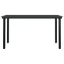 Juego de comedor de jardín 7 piezas con cojines gris y negro de , Conjuntos de jardín - Ref: Foro24-3099338, Precio: 525,66 €...
