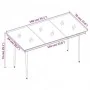 Juego de comedor de jardín 7 piezas con cojines gris y negro von , Gartensets - Ref: Foro24-3099350, Preis: 521,70 €, Rabatt: %