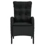 Juego de comedor de jardín 3 piezas con cojines negro von , Gartensets - Ref: Foro24-3099365, Preis: 392,81 €, Rabatt: %