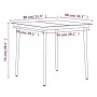 Juego de comedor de jardín 3 piezas con cojines negro von , Gartensets - Ref: Foro24-3099365, Preis: 392,81 €, Rabatt: %