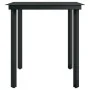 Juego de comedor para jardín 7 piezas gris y negro by , Garden sets - Ref: Foro24-3099392, Price: 379,19 €, Discount: %