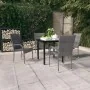 Juego de comedor de jardín 5 piezas gris y negro by , Garden sets - Ref: Foro24-3099390, Price: 276,75 €, Discount: %