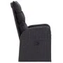 Juego de comedor de jardín 5 piezas con cojines negro by , Garden sets - Ref: Foro24-3099480, Price: 709,80 €, Discount: %