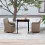 Juego de comedor de jardín 3 piezas con cojines marrón von , Gartensets - Ref: Foro24-3099547, Preis: 373,72 €, Rabatt: %
