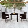 Juego de comedor para jardín 3 piezas negro de , Conjuntos de jardín - Ref: Foro24-3099601, Precio: 183,82 €, Descuento: %