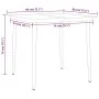 Juego de comedor para jardín 5 piezas negro von , Gartensets - Ref: Foro24-3099620, Preis: 276,61 €, Rabatt: %