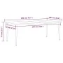 Juego de comedor de jardín 9 piezas negro by , Garden sets - Ref: Foro24-3099636, Price: 699,31 €, Discount: %