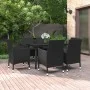 Set comedor de jardín 7 pzas y cojines ratán sintético y vidrio by , Garden sets - Ref: Foro24-3099688, Price: 515,38 €, Disc...
