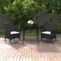 Set comedor de jardín 3 pzas y cojines ratán sintético y vidrio von , Gartensets - Ref: Foro24-3099727, Preis: 220,06 €, Raba...