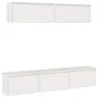Muebles para TV 5 piezas madera maciza de pino blanco by , TV Furniture - Ref: Foro24-3100150, Price: 241,38 €, Discount: %