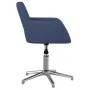 Sillas de comedor giratorias 2 unidades tela azul de , Sillas de comedor - Ref: Foro24-3103042, Precio: 155,03 €, Descuento: %