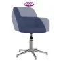 Sillas de comedor giratorias 2 unidades tela azul de , Sillas de comedor - Ref: Foro24-3103042, Precio: 155,03 €, Descuento: %
