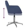 Sillas de comedor giratorias 2 unidades tela azul de , Sillas de comedor - Ref: Foro24-3103042, Precio: 155,03 €, Descuento: %
