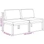 Sofá de jardín de 2 plazas con cojines aluminio gris antracita by , Garden sets - Ref: Foro24-3107781, Price: 346,83 €, Disco...