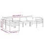 Set muebles de jardín 6 pzas y cojines aluminio gris antracita de , Conjuntos de jardín - Ref: Foro24-3107811, Precio: 848,26...