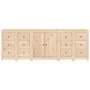 Aparador de madera maciza de pino 230x35x80 cm de , Aparadores - Ref: Foro24-3114084, Precio: 400,85 €, Descuento: %
