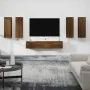 Set de muebles para TV 6 pzas madera contrachapada roble marrón von , TV-Möbel - Ref: Foro24-3114349, Preis: 247,70 €, Rabatt: %
