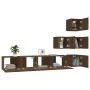 Mueble de pared para TV madera contrachapada roble marrón by , TV Furniture - Ref: Foro24-3114581, Price: 158,68 €, Discount: %