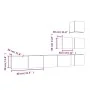 Mueble de pared para TV madera contrachapada roble marrón by , TV Furniture - Ref: Foro24-3114581, Price: 158,68 €, Discount: %
