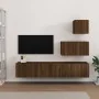 Set de muebles para TV 4 pzas madera contrachapada marrón roble von , TV-Möbel - Ref: Foro24-3114645, Preis: 138,39 €, Rabatt: %