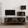 Set de muebles para TV 4 pzas madera contrachapada marrón roble von , TV-Möbel - Ref: Foro24-3114645, Preis: 138,39 €, Rabatt: %