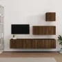 Set de muebles para TV 4 pzas madera contrachapada marrón roble von , TV-Möbel - Ref: Foro24-3114653, Preis: 154,59 €, Rabatt: %