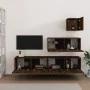 Set de muebles para TV 4 pzas madera contrachapada marrón roble von , TV-Möbel - Ref: Foro24-3114653, Preis: 154,59 €, Rabatt: %