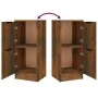 Aparadores 3 piezas madera contrachapada roble ahumado de , Aparadores - Ref: Foro24-3115849, Precio: 125,85 €, Descuento: %