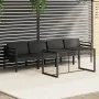 Set muebles de jardín 5 pzas y cojines aluminio gris antracita de , Conjuntos de jardín - Ref: Foro24-3115918, Precio: 739,72...