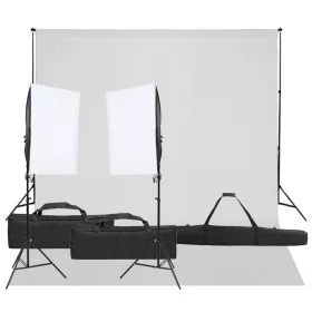 Kit de estudio fotográfico con set de luces y fondo by , Flashes and studio lighting - Ref: Foro24-3094740, Price: 160,33 €, ...