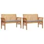 Set comedor de jardín 5 pzas y cojines madera maciza de acacia by , Garden sets - Ref: Foro24-3120460, Price: 748,51 €, Disco...