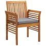 Set comedor de jardín 5 pzas y cojines madera maciza de acacia by , Garden sets - Ref: Foro24-3120460, Price: 748,51 €, Disco...
