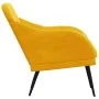 Sillón de terciopelo amarillo 63x76x80 cm von , Sessel - Ref: Foro24-351460, Preis: 90,16 €, Rabatt: %