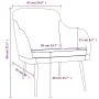 Sillón de terciopelo amarillo 63x76x80 cm von , Sessel - Ref: Foro24-351460, Preis: 90,16 €, Rabatt: %