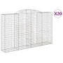 Cestas de gaviones 20 uds forma de arco hierro 300x50x180/200cm by , Pots and planters - Ref: Foro24-3146787, Price: 3,00 €, ...