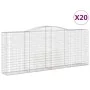 Cestas de gaviones 20 uds forma de arco hierro 400x50x160/180cm by , Pots and planters - Ref: Foro24-3147045, Price: 3,00 €, ...
