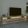Mueble de TV con luces LED roble Sonoma 260x36,5x40 cm von , TV-Möbel - Ref: Foro24-3152780, Preis: 183,35 €, Rabatt: %