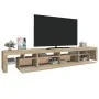 Mueble de TV con luces LED roble Sonoma 260x36,5x40 cm von , TV-Möbel - Ref: Foro24-3152780, Preis: 183,35 €, Rabatt: %