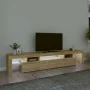 Mueble de TV con luces LED roble Sonoma 215x36,5x40 cm von , TV-Möbel - Ref: Foro24-3152796, Preis: 151,96 €, Rabatt: %