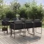 Juego de comedor para jardín 7 piezas negro de , Conjuntos de jardín - Ref: Foro24-3156497, Precio: 534,87 €, Descuento: %