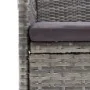 Juego de comedor de jardín 7 piezas con cojines gris y negro de , Conjuntos de jardín - Ref: Foro24-3156621, Precio: 523,36 €...