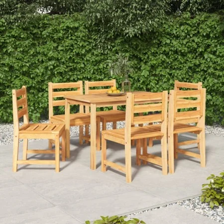 Juego de comedor de jardín 7 piezas madera maciza de teca von , Gartensets - Ref: Foro24-3157182, Preis: 643,68 €, Rabatt: %