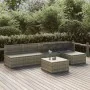 Set de muebles de jardín 6 pzas y cojines ratán sintético gris by , Garden sets - Ref: Foro24-3157315, Price: 513,37 €, Disco...