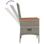 Set comedor jardín 7 pzas y cojines ratán sintético gris by , Garden sets - Ref: Foro24-3157540, Price: 689,71 €, Discount: %
