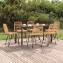 Juego de comedor de jardín 7 piezas ratán sintético von , Gartensets - Ref: Foro24-3157891, Preis: 566,24 €, Rabatt: %