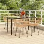 Juego de comedor de jardín 5 piezas ratán sintético by , Garden sets - Ref: Foro24-3157847, Price: 389,47 €, Discount: %